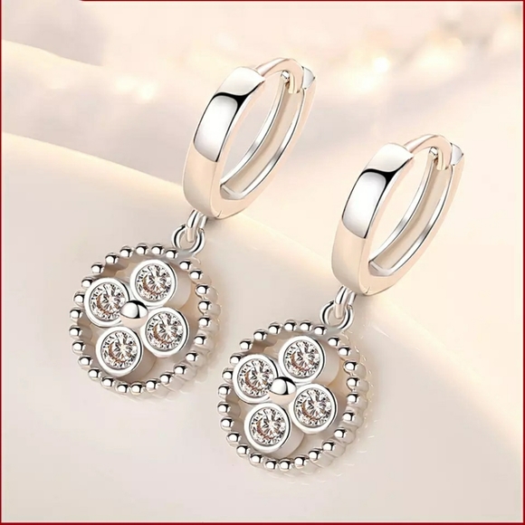 💯💋Host Pic NEW S925 Unique Dangle Zircon Earring - Picture 10 of 13